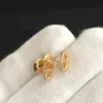 [Eternal Jewelry]CHAINE SMALL EARRINGS GOLD AND SILVER - 图片 6