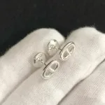 [Eternal Jewelry]CHAINE SMALL EARRINGS GOLD AND SILVER - 图片 3