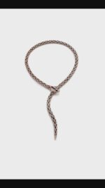 [?Eternal Jewelry?] High-End Bespoke Black Onyx Serpent Necklace - 图片 11