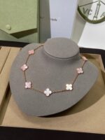 [Eternal Jewellery] Pink Necklace with Ten Clover Designs - 图片 3