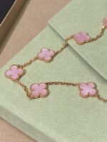 [Eternal Jewellery] Pink Necklace with Ten Clover Designs - 图片 8