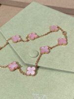 [Eternal Jewellery] Pink Necklace with Ten Clover Designs - 图片 9