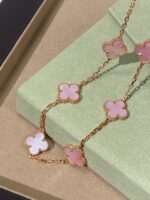 [Eternal Jewellery] Pink Necklace with Ten Clover Designs - 图片 7
