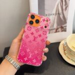 Star Orange Series LV Glitter Phone Case - 图片 10