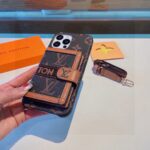 LV Webbing Crossbody Card Holder Phone Case - 图片 4