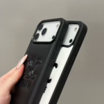 Celine Triomphe 3D Logo Padded Leather Luxury Shockproof Phone Case - 图片 6