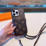 LV Monogram Crossbody Multi-Function Wallet Phone Case with Coin Pocket - 图片 7