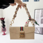 Gucci GG Monogram Embossed Envelope Crossbody Wallet Phone Bag - 图片 6