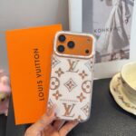 Louis Vuitton Transparent Glitter Monogram Electroplated Luxury Shockproof Phone Case - 图片 2