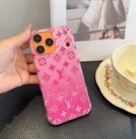 Star Orange Series LV Glitter Phone Case - 图片 11