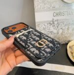 Dior Card Holder Fabric Full-Cover Phone Case - 图片 16