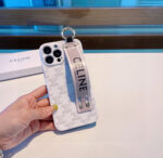 Celine Triomphe Monogram Wrist Strap Luxury Phone Case - 图片 6