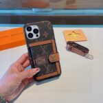 LV Webbing Crossbody Card Holder Phone Case - 图片 3