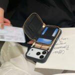 Louis Vuitton & Burberry Monogram Zipper Wallet Phone Case - 图片 9