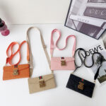 Gucci GG Monogram Embossed Envelope Crossbody Wallet Phone Bag