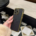 Gucci Electroplated Side Embossed Phone Case | Full Coverage Precision Cutout - 图片 2