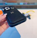 Hermès Style Premium Leather Card Holder Phone Case - 图片 7