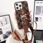 Louis Vuitton Classic Monogram Wrist Strap Luxury Phone Case - 图片 10