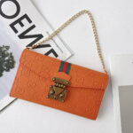 Gucci GG Monogram Embossed Envelope Crossbody Wallet Phone Bag - 图片 18
