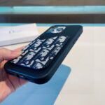 Dior Card Holder Phone Case Lychee Pattern Magnetic Case - 图片 8
