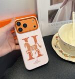 Hermès H Horse Logo Premium Leather Luxury Phone Case - 图片 5