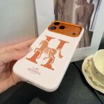 Hermès H Horse Logo Premium Leather Luxury Phone Case - 图片 6