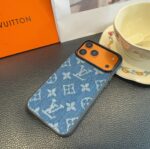 Louis Vuitton Monogram Denim Fabric Luxury Shockproof Phone Case - 图片 7
