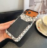 Loewe Style Anagram Embossed Card Holder Crossbody Phone Case - 图片 11