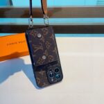 LV Classic Monogram Crossbody Card Holder Phone Case - 图片 18