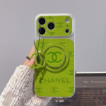 Chanel Embossed Monogram MagSafe Ring Holder Premium Leather Luxury Phone Case - 图片 13