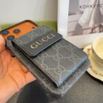 Gucci GG Supreme Monogram Card Holder Wallet Leather Luxury Phone Case - 图片 15