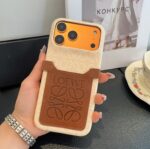 Loewe Style Anagram Embossed Card Holder Crossbody Phone Case - 图片 12