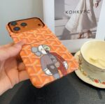 Goyard X KAWS Skeleton Collage Monogram Card Holder Luxury Phone Case - 图片 12