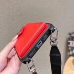 Prada Style Crossbody Wallet Phone Case with Mini Bag Lanyard - 图片 5