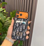Dior Card Holder Fabric Full-Cover Phone Case - 图片 10