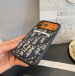 Dior Card Holder Fabric Full-Cover Phone Case - 图片 14