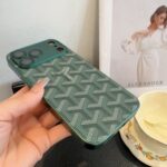Goyard Classic Monogram Full Coverage Lens Frame Ultra Slim Luxury Phone Case - 图片 10