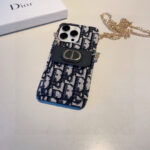 Dior Card Holder Crossbody Phone Case with Chain Strap - 图片 9