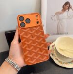 Goyard Classic Monogram Full Coverage Lens Frame Ultra Slim Luxury Phone Case - 图片 14