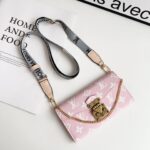 LV & Gucci Monogram Flip Phone Wallet Mini Crossbody Shoulder Bag With Card Slots - 图片 7