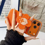 LV Monogram Cute 3D Vivienne Doll Card Holder Stand Luxury Phone Case - 图片 7