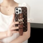 Louis Vuitton Classic Monogram Wrist Strap Luxury Phone Case - 图片 13