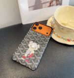 Goyard X KAWS Skeleton Collage Monogram Card Holder Luxury Phone Case - 图片 20