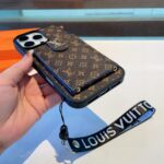 LV Classic Monogram Full Coverage Case - Top & Bottom Card Slots   Lanyard - 图片 16