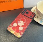 Louis Vuitton Vivienne Lucky Fortune Monogram Leather Luxury Shockproof Phone Case - 图片 3