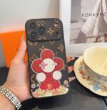 Louis Vuitton Vivienne Lucky Fortune Monogram Leather Luxury Shockproof Phone Case - 图片 14