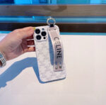 Celine Triomphe Monogram Wrist Strap Luxury Phone Case - 图片 4