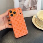 Star Orange Series LV Glitter Phone Case - 图片 2
