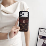 Luxury LV & Gucci Monogram Card Holder Wallet Phone Case - 图片 2