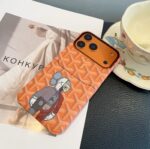 Goyard X KAWS Skeleton Collage Monogram Card Holder Luxury Phone Case - 图片 10